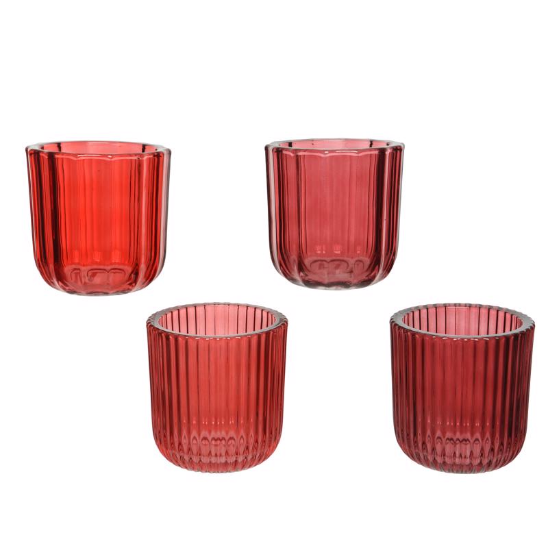 CNDL HLDR TLGHT RED 4"