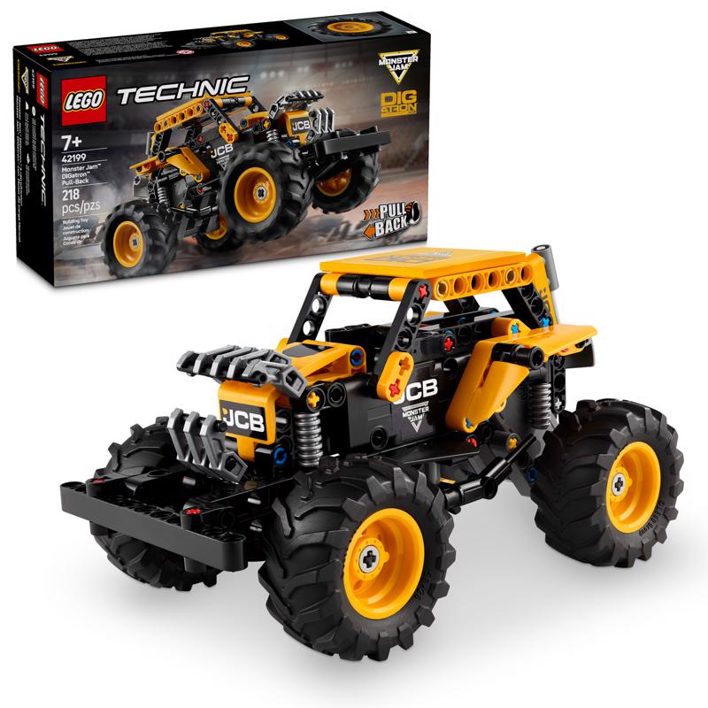 LEGO Technic Monster Jam DIGatron Pull-Back Building Toy Multi
