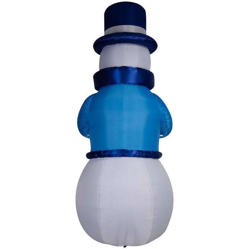 Gemmy Airblown LED Lightshow Rainbow Wave Snowman 12 ft. Inflatable