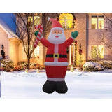 A Holiday Company Santa with Candy Cane 20 ft. Inflatable