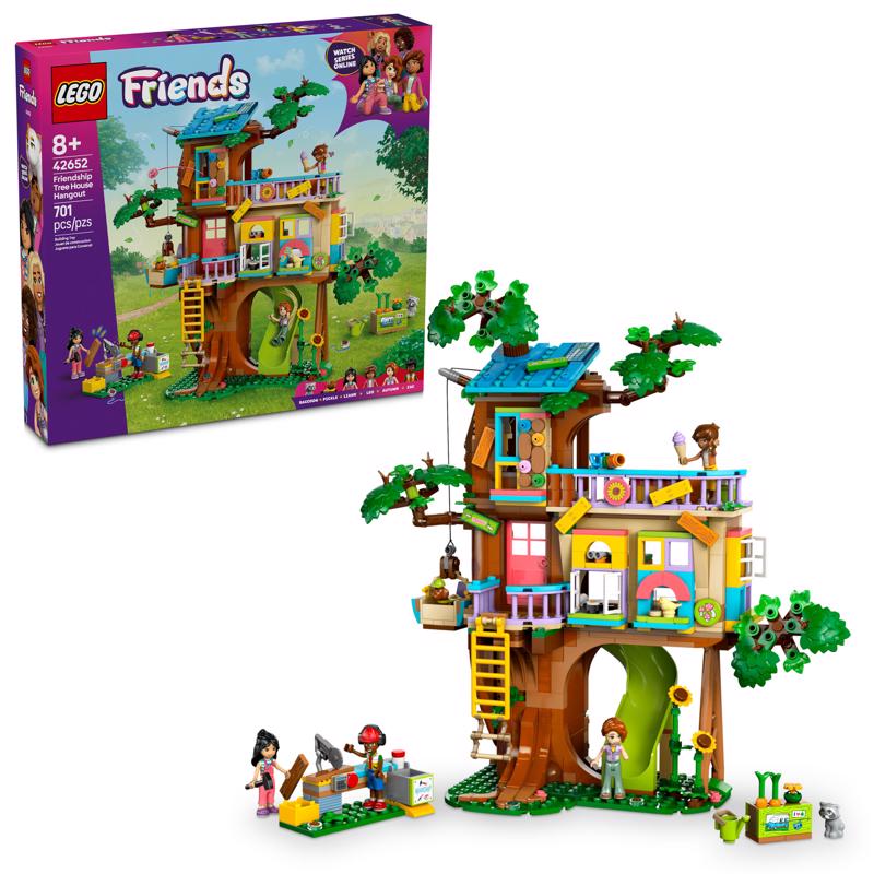 LEGO Friends Friendship Tree House Hangout Building Set Multicolored 701 pc