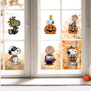 Peanuts Halloween Clings Window Decor