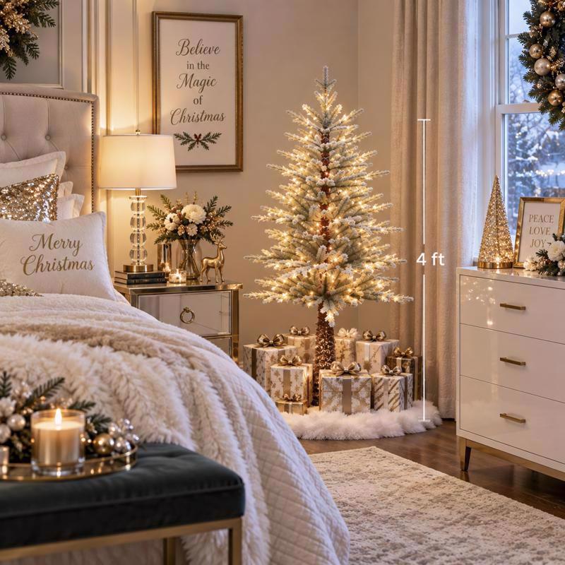 Celebrations 4 ft. Full LED 100 ct Entrance Tree