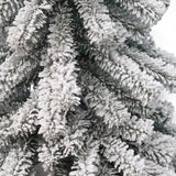 Celebrations 5 ft. Full LED 80 ct Snowy Alpine Entrance Tree