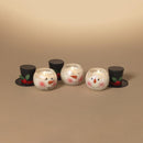 Gerson Multicolored Snowman Wax Christmas Scent Candle