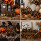 Gerson 7 in. Horseshoe Pumpkin Fall Decor