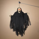 Gerson 43 in. Animated Hanging Skeleton Halloween Decor