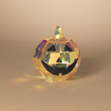 Gerson 10 in. Holographic Halloween Pumpkin Halloween Decor
