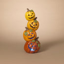 Gerson 16 in. Stacked Pumpkins Halloween Decor
