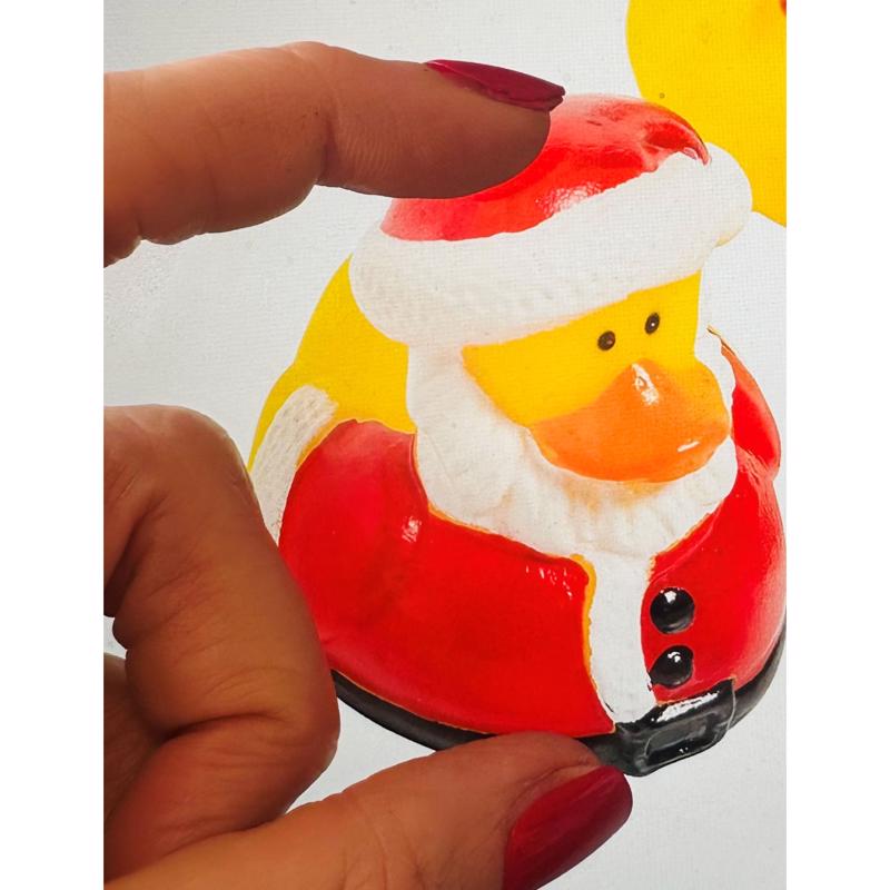 Zorbitz Happy Holiday Ducks Fidget Toy Multicolored