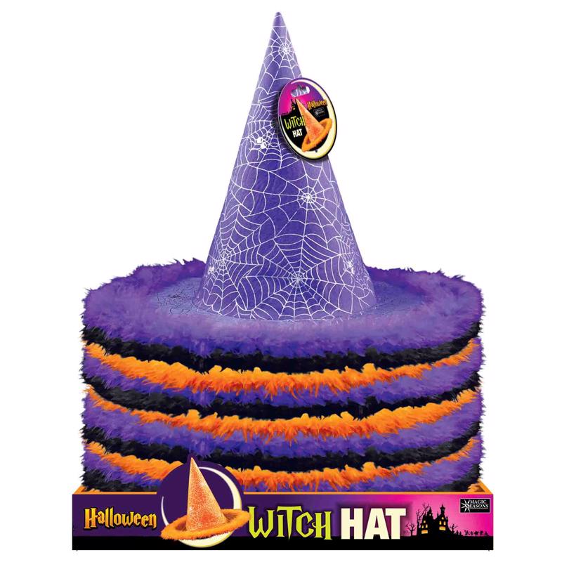 HAT HLWN SPDRWB WTCH 1PK