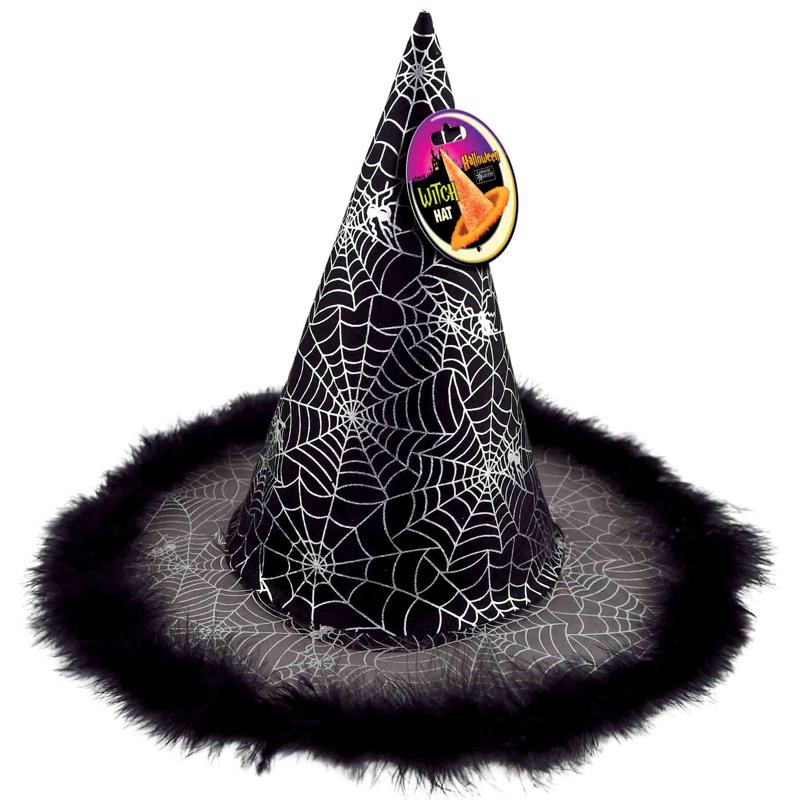 Magic Seasons Halloween Spiderweb Witch Hat 1 pk