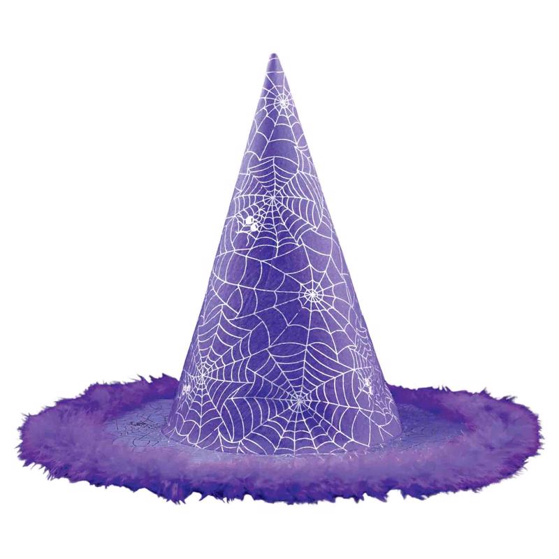 Magic Seasons Halloween Spiderweb Witch Hat 1 pk