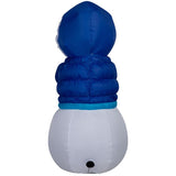 Gemmy Airblown LED Animated Shivering Snowman 6 ft. Inflatable