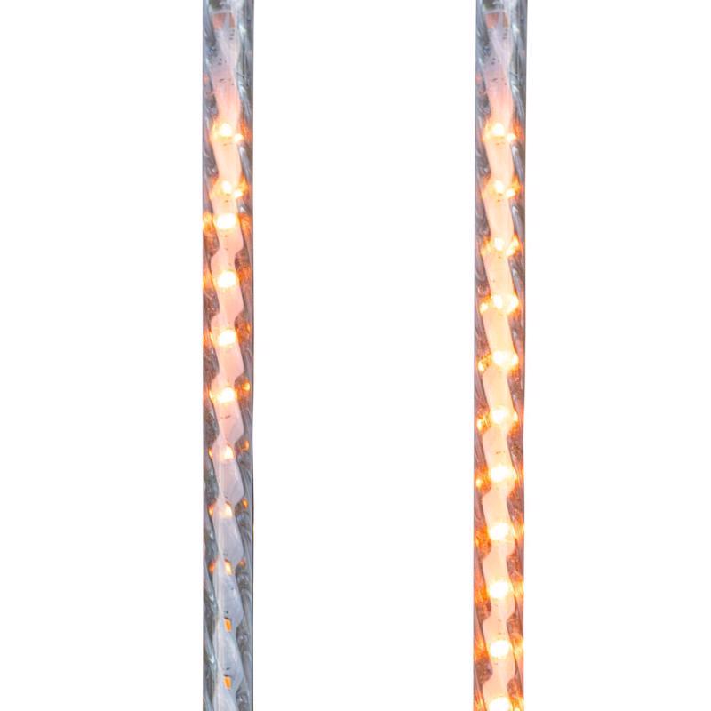 Celebrations Orange 12 in. LED Meteor Lights Halloween Decor