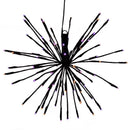 Celebrations Orange/Purple 16 in. LED Starlight Burst Halloween Decor