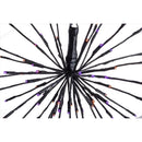 Celebrations Orange/Purple 16 in. LED Starlight Burst Halloween Decor