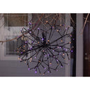 Celebrations Orange/Purple 20 in. LED Prelit Shimmering Sphere Halloween Decor