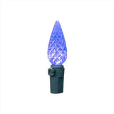 Celebrations Classic LED C6 Blue 100 ct String Christmas Lights 297 ft.