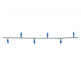 Celebrations Classic LED C6 Blue 100 ct String Christmas Lights 297 ft.