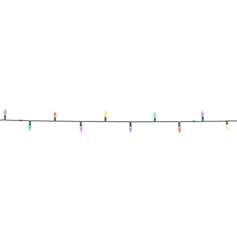 Celebrations Classic LED C6 Multicolored 100 ct String Christmas Lights 297 ft.