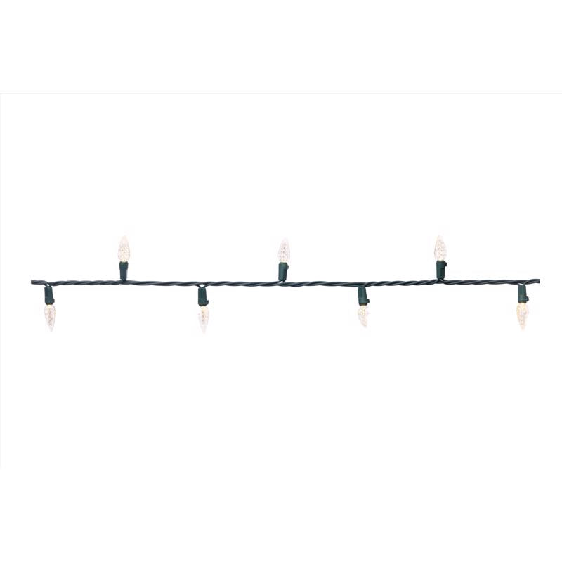 Celebrations Classic LED C6 Warm White 100 ct String Christmas Lights 24.75 ft.