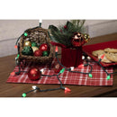 Celebrations Classic LED C6 Red/Green/Pure White 100 ct String Christmas Lights 24.75 ft.