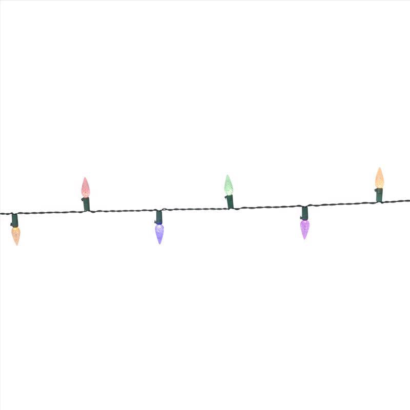 Celebrations Classic LED C6 Multicolored/Warm White 50 ct String Christmas Lights 16 ft.