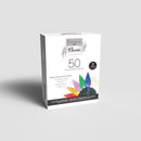 Celebrations Classic LED C6 Multicolored/Warm White 50 ct String Christmas Lights 16 ft.