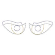 Celebrations Halloween LED Prelit Scary Eyes Window Silhouette Halloween Decor