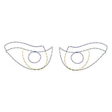 Celebrations Halloween LED Prelit Scary Eyes Window Silhouette Halloween Decor