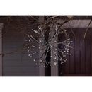 Celebrations LED Cool White Shimmering Sphere 16 in. Hanging Decor