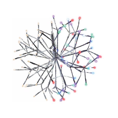 Celebrations LED Multi Shimmering Sphere 12 in. Hanging Decor