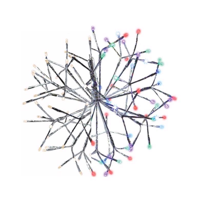 Celebrations LED Multi Shimmering Sphere 12 in. Hanging Decor