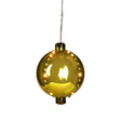 Celebrations LED Gold Snow Fall Ornament 4 in. Hanging Decor