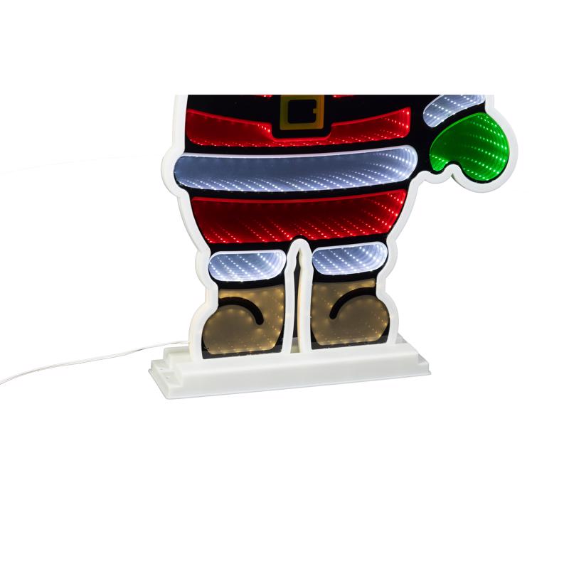 Celebrations LED Infinity Santa 30 in. Yard Decor – Factory Hardware Store