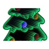 Celebrations LED Infinity Christmas Tree 30 in. Yard Decor