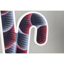 Celebrations LED Infinity Candy Cane 30 in. Yard Decor