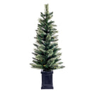 Celebrations 4 ft. Full LED 50 ct Mixed Pine Potted Color Changing Christmas Tree