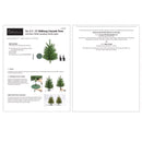 Celebrations LED Warm White Walkway Cascade 24 in. Christmas Tree