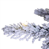 Holiday Bright Lights 7-1/2 ft. Slim LED 1250 ct Emerald Pine Color Changing Christmas Tree