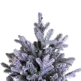 Holiday Bright Lights 7-1/2 ft. Slim LED 1250 ct Emerald Pine Color Changing Christmas Tree
