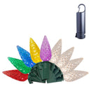 Celebrations Platinum LED C6 Multicolored/Warm White 50 ct String w/ Powerbank Christmas Lights