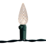 Celebrations Platinum LED C6 Multicolored/Warm White 50 ct String w/ Powerbank Christmas Lights