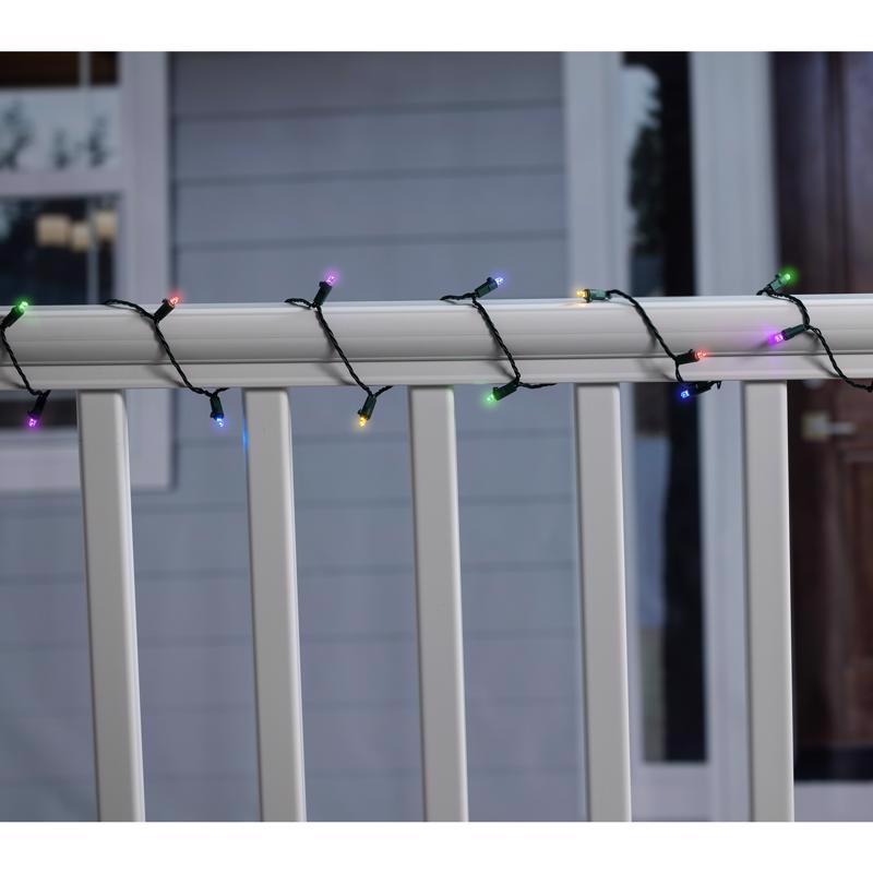 Celebrations Platinum LED Micro/5mm Multicolored/Warm White 50 ct String w/ Powerbank Christmas Ligh