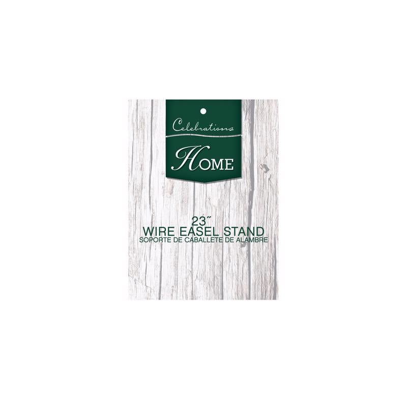 Celebrations 23 in. Floral Easel Wreath Stand 1 pk