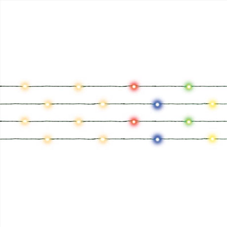 Celebrations LED Big Seed Cluster Multicolored 100 ct String Christmas Lights