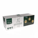 Celebrations LED Warm White Globe Ornament 6 in. Hanging Decor