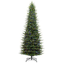 Holiday Bright Lights 12 ft. Slim LED 2900 ct Emerald Pine Sparkle Color Changing Christmas Tree