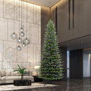 Holiday Bright Lights 12 ft. Slim LED 2900 ct Emerald Pine Sparkle Color Changing Christmas Tree